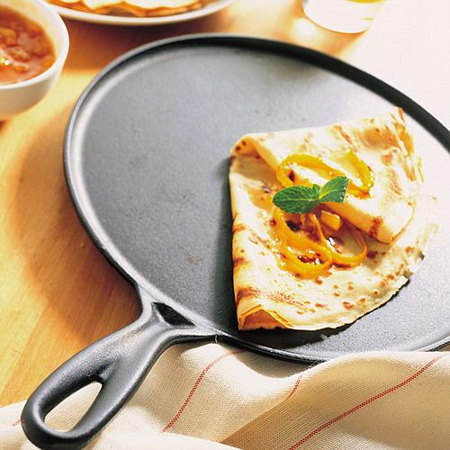 Photo de CRÊPIERE EN FONTE ÉMAILLÉE LE CREUSET