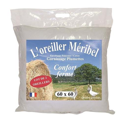 Photo de ENSEMBLE DE 2 OREILLERS - DODO - PLUMETTES - 60 X 60 CM