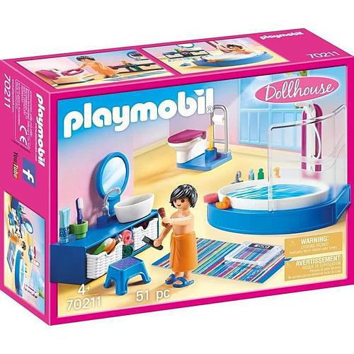 Photo de SALLE-DE-BAIN AVEC BAGNOIRE - PLAYMOBIL -